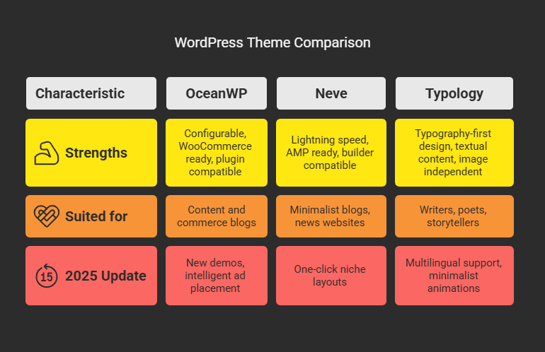 Best WordPress Themes for Bloggers in 2025