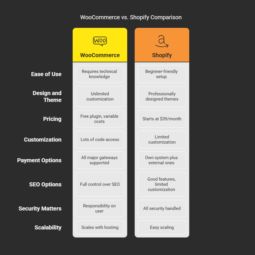 WooCommerce vs. Shopify